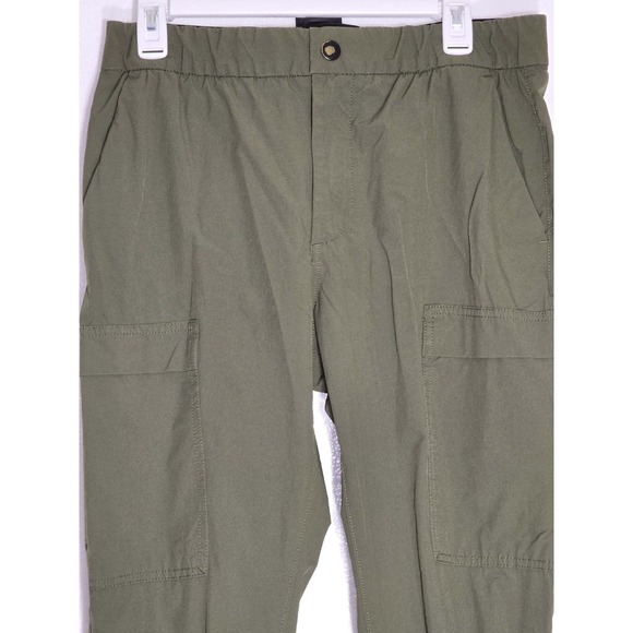 ✨ Express Women's Olive Green Cargo Jogger Pants Size M GUC Casual Utility ✨ - Picture 3 of 6